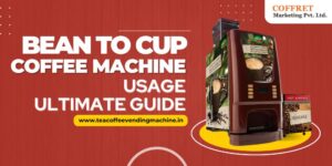 Bean to cup coffee machine